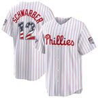 Philadelphia Phillies #12 Kyle Schwarber 2026 All-Star Edition Stars & Stripes White Stadium Baseball Jersey