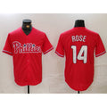 Philadelphia Phillies #14 Pete Rose Red Cool Base Stitched Baseball Jersey