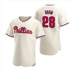 Philadelphia Phillies #28 Alec Bohm Cream Alternate Baseball Jersey
