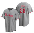 Philadelphia Phillies #28 Alec Bohm Gray Road Baseball Jersey