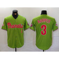 Philadelphia Phillies #3 Bryce Harper Green Stitched Cool Baseball Jersey