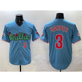 Philadelphia Phillies #3 Bryce Harper Light Blue Phanatic Limited Stitched Baseball Jersey