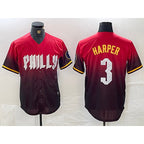 Philadelphia Phillies #3 Bryce Harper Red 2024 City Cool Baseball Jersey