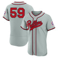 Philadelphia Phillies #59 Jhoan Duran Gray 2026 Field of Dreams Authentic Baseball Jersey