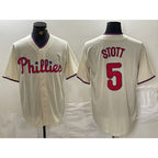 Philadelphia Phillies #5 Bryson Stott Cream Cool Baseball Jersey