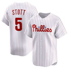 Philadelphia Phillies #5 Bryson Stott White Home Limited Player Baseball Jersey