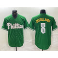 Philadelphia Phillies #8 Nick Castellanos Green 2024 City Connect Stitched Baseball Jersey