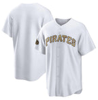 Pittsburgh Pirates Blank White 2022 All-Star Cool Base Stitched Baseball Jersey