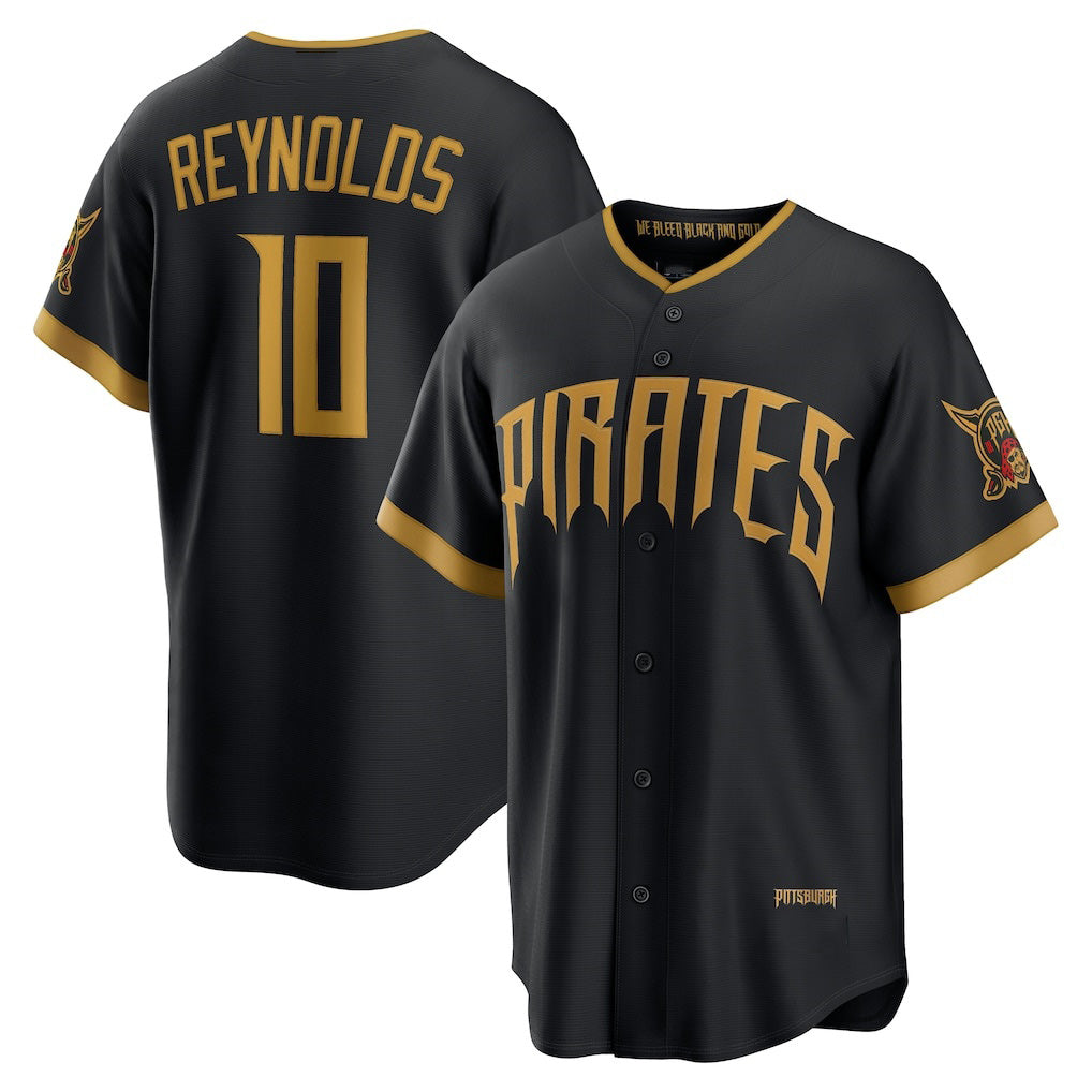 Pittsburgh Pirates #10 Bryan Reynolds Black 2026 City Connect Stadium Baseball Jersey