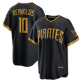 Pittsburgh Pirates #10 Bryan Reynolds Black 2026 City Connect Stadium Baseball Jersey