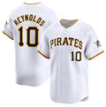 Pittsburgh Pirates #10 Bryan Reynolds White Home Limited Baseball Stitched Baseball Jersey