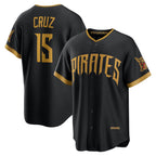 Pittsburgh Pirates #15 Oneil Cruz Black 2026 City Connect Stadium Baseball Jersey