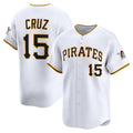Pittsburgh Pirates #15 Oneil Cruz White Home Limited Player Baseball Jersey