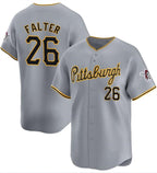 Pittsburgh Pirates #26 Bailey Falter Gray Away Limited Baseball Stitched Baseball Jersey