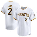 Pittsburgh Pirates #2 Connor Joe White Home Limited Baseball Stitched Baseball Jersey