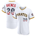 Pittsburgh Pirates #30 Paul Skenes 2026 All-Star Edition Stars & Stripes White Authentic Baseball Jersey