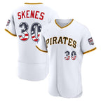 Pittsburgh Pirates #30 Paul Skenes 2026 All-Star Edition Stars & Stripes White Authentic Baseball Jersey