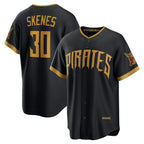 Pittsburgh Pirates #30 Paul Skenes Black 2026 City Connect Stadium Baseball Jersey