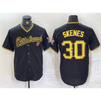 Pittsburgh Pirates #30 Paul Skenes Black Stitched Baseball Jersey