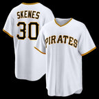 Pittsburgh Pirates #30 Paul Skenes White Home Replica Baseball Jersey