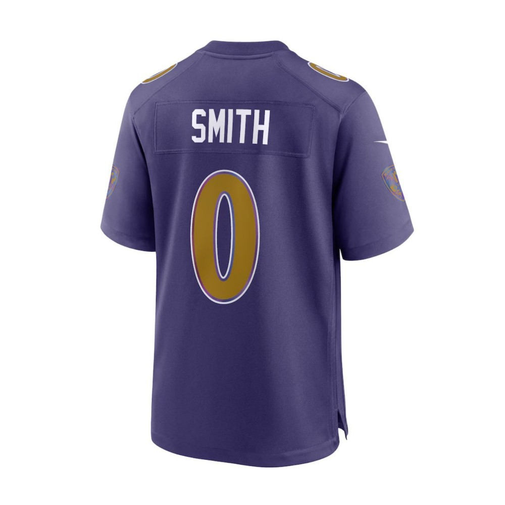 Roquan Smith Ravens #0 Purple Alternate Game Stitched Football Jersey