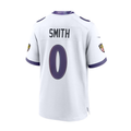 Roquan Smith Ravens #0 White Alternate Game Stitched Football Jersey