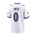 Roquan Smith Ravens #0 White Alternate Game Stitched Football Jersey