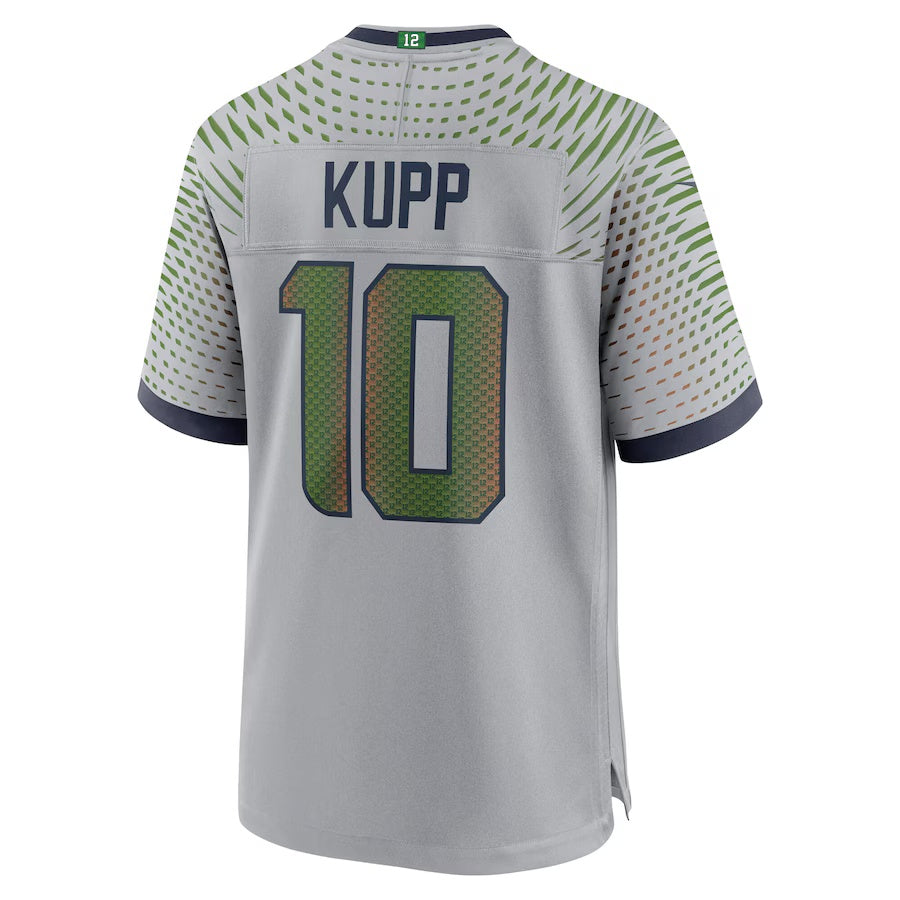 S.Seahawks #10 Cooper Kupp 2025 Rivalries Collection Game Jersey - Wolf Gray