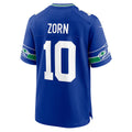 S.Seahawks #10 Jim Zorn Royal Retired Player Alternate Game Football Stitched jersey