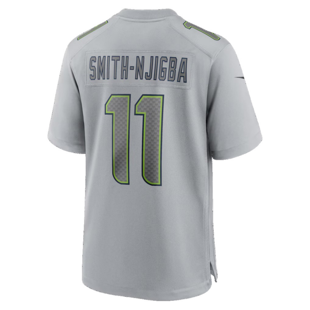 S.Seahawks #11 Jaxon Smith-Njigba Gray Atmosphere Fashion Football Stitched Jersey