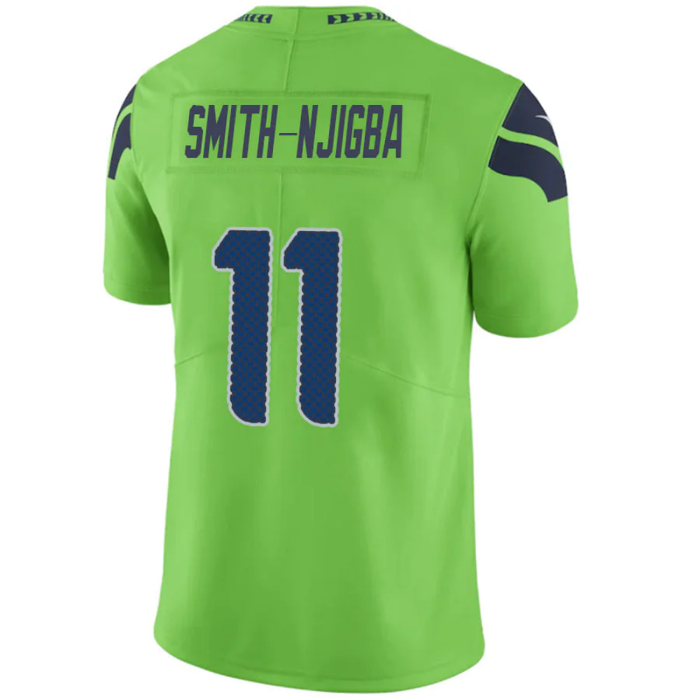 S.Seahawks #11 Jaxon Smith-Njigba Green Vapor F.U.S.E. Limited Football Stitched Jersey