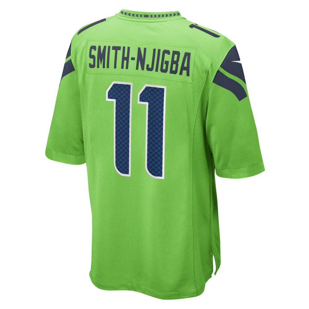 S.Seahawks #11 Jaxon Smith-Njigba Green  Alternate Football Game Stitched Jersey