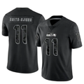 S.Seahawks #11 Jaxon Smith-Njigba Black Limited Reflective Football Stitched Jersey