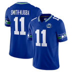 S.Seahawks #11 Jaxon Smith-Njigba Royal Vapor F.U.S.E Limited 50th Anniversary Football Stitched Jersey