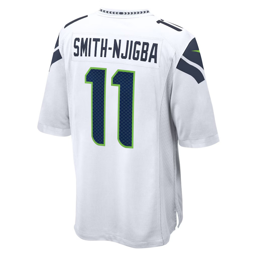 S.Seahawks #11 Jaxon Smith-Njigba White 50th Season Football Game Jersey