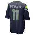S.Seahawks #11 Jaxon Smith-Njigba Navy Football Game Stitched Jersey