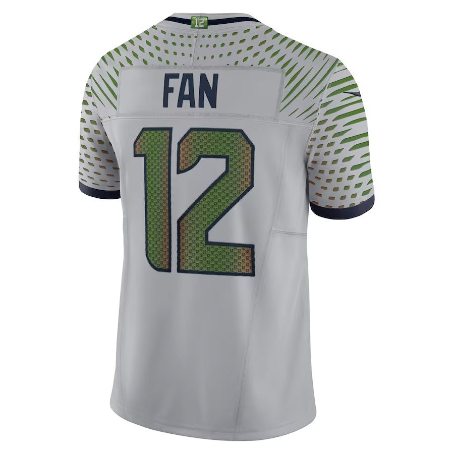 S.Seahawks #12s 2025 Rivalries Collection Limited Jersey - Wolf Gray