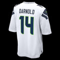 S.Seahawks #14 Sam Darnold White Game Football Stitched jersey