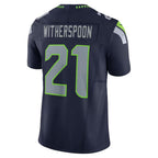 S.Seahawks #21 Devon Witherspoon College Navy Team 50th Season Vapor F.U.S.E. Limited Football Stitched jersey