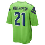 S.Seahawks #21 Devon Witherspoon Neon Green Secondary Alternate Game Football Stitched jersey