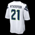 S.Seahawks #21 Devon Witherspoon White Game Football Stitched jersey