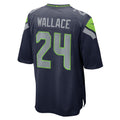 S.Seahawks #24 K'Von Wallace College Navy Game Football Stitched jersey