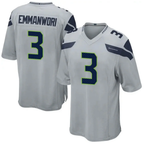 S.Seahawks #3 Nick Emmanwori Gray Vapor F.U.S.E. Limited Football Stitched Jersey