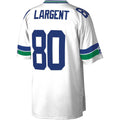 S.Seahawks #80 Steve Largent Mitchell & Ness White Legacy Replica Football Stitched jersey
