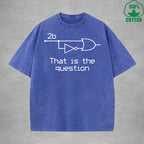 Electrical EngineerInterest Printed Washed T-Shirt 230G Loose Trendy Fashionable 100%Cotton Short Sleeve Top