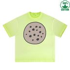 Meteorite Printed Dirty WashT-Shirt 230G Multicolor Loose Trendy Fashionable 100%Cotton Short Sleeve Top