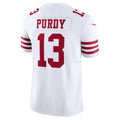 SF.49ers #13 Brock Purdy White Vapor F.U.S.E. Limited Fotball Stitched Jersey