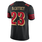 SF.49ers #23 Christian McCaffrey 2025 Rivalries Collection Limited Jersey - Black