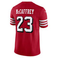 SF.49ers #23 Christian McCaffrey Scarlet Vapor F.U.S.E. Limited Fotball Stitched Jersey