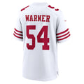 SF.49ers #54 Fred Warner White Player Game Fotball Stitched Jersey